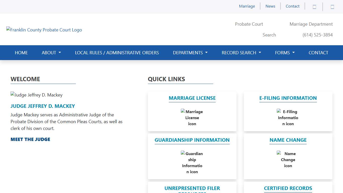 Franklin County Probate Court - Home